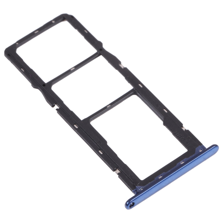 SIM Card Tray + SIM Card Tray + Micro SD Card Tray for Huawei Y6 Prime (2018) (Blue) - Card Socket by PMc TechLife | Online Shopping South Africa | PMc TechLife | Buy Now Pay Later Mobicred