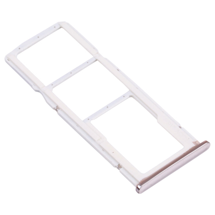 SIM Card Tray + SIM Card Tray + Micro SD Card Tray for Huawei Y7 (2018) (Silver) - Card Socket by PMc TechLife | Online Shopping South Africa | PMc TechLife | Buy Now Pay Later Mobicred