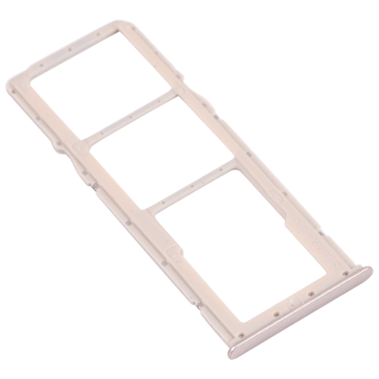SIM Card Tray + SIM Card Tray + Micro SD Card Tray for Huawei Y9 (2018) (Gold) - Card Socket by PMc TechLife | Online Shopping South Africa | PMc TechLife | Buy Now Pay Later Mobicred
