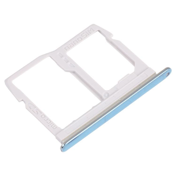 Nano SIM Card Tray + Micro SD Card Tray for LG Stylo 6 / K71 LMQ730HA, LM-Q730HA, LMQ730TM, LM-Q730TM (Blue) - For LG by PMc TechLife | Online Shopping South Africa | PMc TechLife | Buy Now Pay Later Mobicred