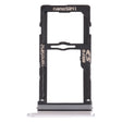 Nano SIM Card Tray + Nano SIM Card Tray / Micro SD Card Tray for LG G8S ThinQ LMG810, LM-G810, LMG810EAW (Silver) - For LG by PMc TechLife | Online Shopping South Africa | PMc TechLife | Buy Now Pay Later Mobicred