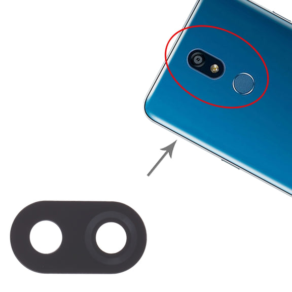 10 PCS Back Camera Lens for LG K40 / LG K12 / LG K12 Plus / LG X4 (2019) LMX420, LMX420EMW, LM-X420