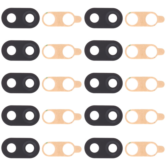 10 PCS Back Camera Lens for LG K40 / LG K12 / LG K12 Plus / LG X4 (2019) LMX420, LMX420EMW, LM-X420