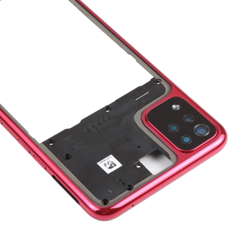 Middle Frame Bezel Plate for LG K42 / K52 (Brazil) (Red) - For LG by PMc TechLife | Online Shopping South Africa | PMc TechLife | Buy Now Pay Later Mobicred