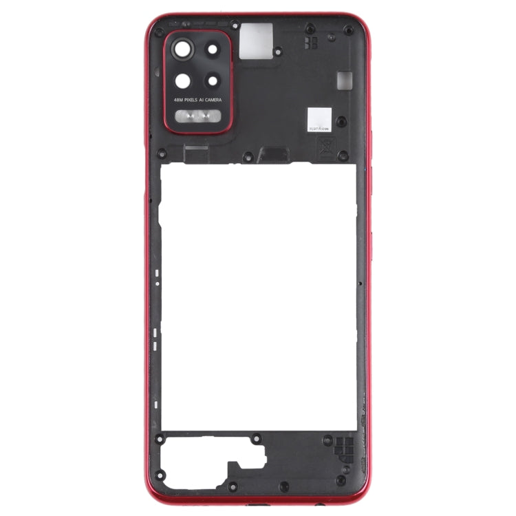 Middle Frame Bezel Plate for LG Q52 / K62 (Red) - For LG by PMc TechLife | Online Shopping South Africa | PMc TechLife | Buy Now Pay Later Mobicred