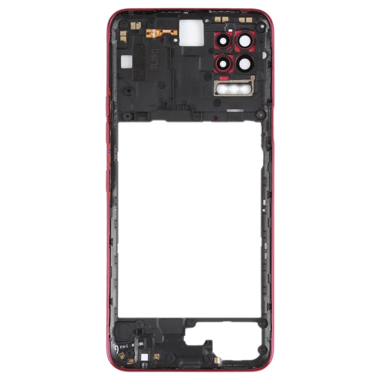 Middle Frame Bezel Plate for LG Q52 / K62 (Red) - For LG by PMc TechLife | Online Shopping South Africa | PMc TechLife | Buy Now Pay Later Mobicred