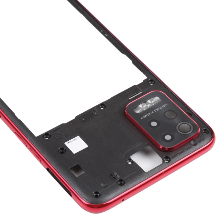 Middle Frame Bezel Plate for LG Q52 / K62 (Red) - For LG by PMc TechLife | Online Shopping South Africa | PMc TechLife | Buy Now Pay Later Mobicred