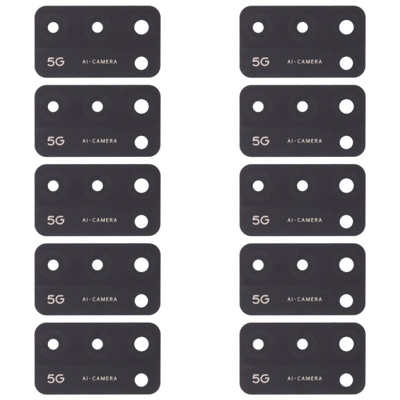 For OPPO A55 5G PEMM00, PEMM20, PEMT00, PEMT20 10pcs Back Camera Lens