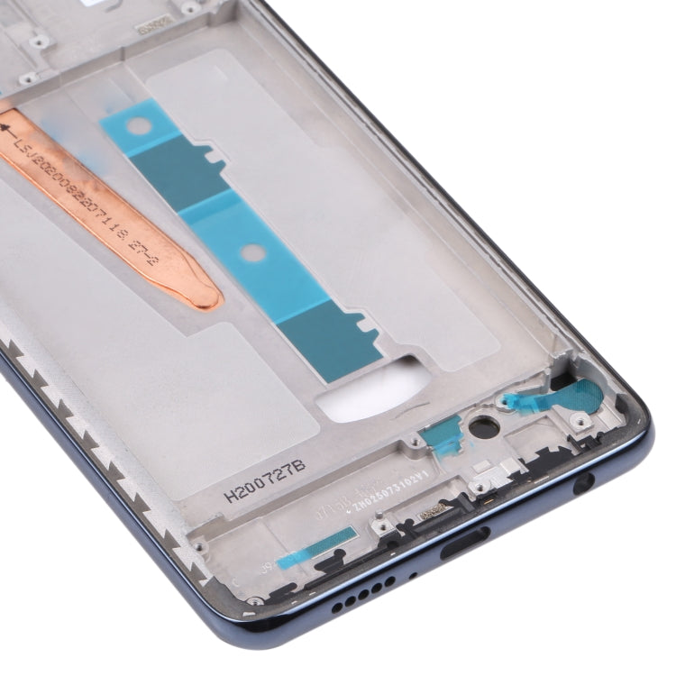 Original Middle Frame Bezel Plate for Xiaomi Poco X3 (Black) - Frame Bezel Plate by PMC TechLife | Online Shopping South Africa | PMC TechLife | Buy Now Pay Later Mobicred