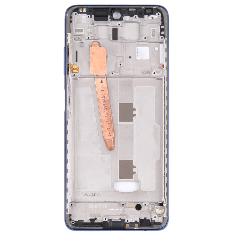 Original Middle Frame Bezel Plate for Xiaomi Poco X3 (Blue) - Frame Bezel Plate by PMC TechLife | Online Shopping South Africa | PMC TechLife | Buy Now Pay Later Mobicred