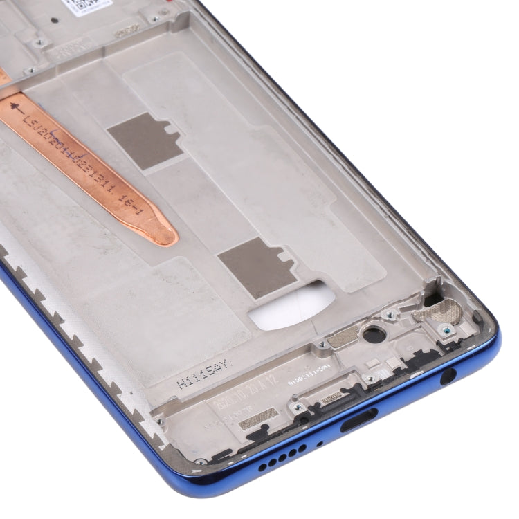 Original Middle Frame Bezel Plate for Xiaomi Poco X3 (Blue) - Frame Bezel Plate by PMC TechLife | Online Shopping South Africa | PMC TechLife | Buy Now Pay Later Mobicred