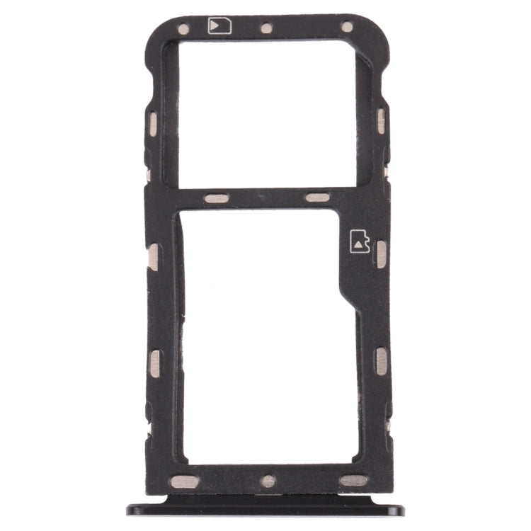 SIM Card Tray + Micro SD Card Tray for ZTE Blade V9 (Grey) - free shipping - PMc TechLife - Order now!