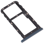 SIM Card Tray + SIM Card Tray / Micro SD Card Tray for ZTE Blade V10 Vita (Dark Green)