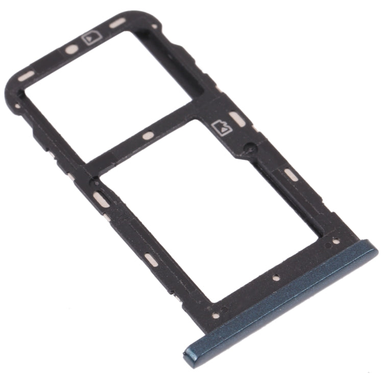 SIM Card Tray + SIM Card Tray / Micro SD Card Tray for ZTE Blade V10 Vita (Green) - For ZTE by PMc TechLife | Online Shopping South Africa | PMc TechLife | Buy Now Pay Later Mobicred