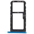 SIM Card Tray + SIM Card Tray / Micro SD Card Tray for ZTE Blade V10 Vita (Blue) - For ZTE by PMC TechLife | Online Shopping South Africa | PMC TechLife
