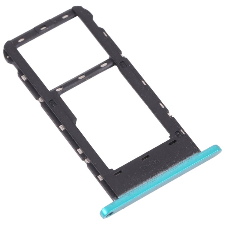 SIM Card Tray + Micro SD Card Tray for ZTE Blade V2020 Smart (Frosted green) - free shipping - PMc TechLife - Order now!