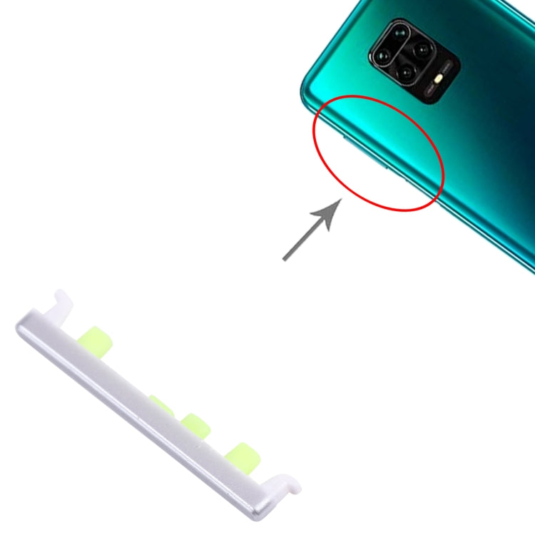 Volume Control Button for Xiaomi Redmi Note 9S / Redmi Note 9 Pro Max / Redmi Note 9 Pro(India) (Silver) - Home key & Side Key by PMc TechLife | Online Shopping South Africa | PMc TechLife | Buy Now Pay Later Mobicred