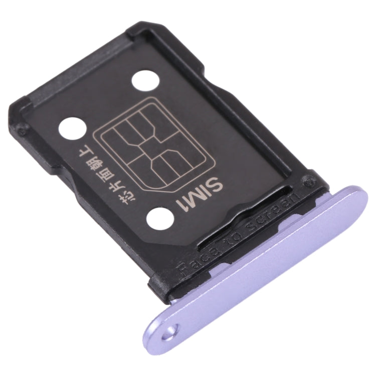 For OPPO Reno6 5G PEQM00 CPH2251  SIM Card Tray + SIM Card Tray (Purple) - Card Socket by PMc TechLife | Online Shopping South Africa | PMc TechLife | Buy Now Pay Later Mobicred