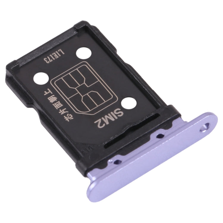 For OPPO Reno6 5G PEQM00 CPH2251  SIM Card Tray + SIM Card Tray (Purple) - Card Socket by PMc TechLife | Online Shopping South Africa | PMc TechLife | Buy Now Pay Later Mobicred