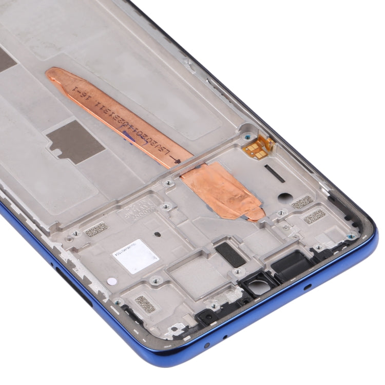 Original Middle Frame Bezel Plate for Xiaomi Poco X3 Pro (Blue) - Frame Bezel Plate by PMC TechLife | Online Shopping South Africa | PMC TechLife | Buy Now Pay Later Mobicred