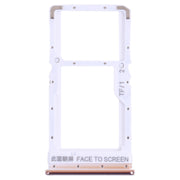 SIM Card Tray + Micro SD Card Tray for Xiaomi Poco X3 Pro M2102J20SG M2102J20SI (Gold)