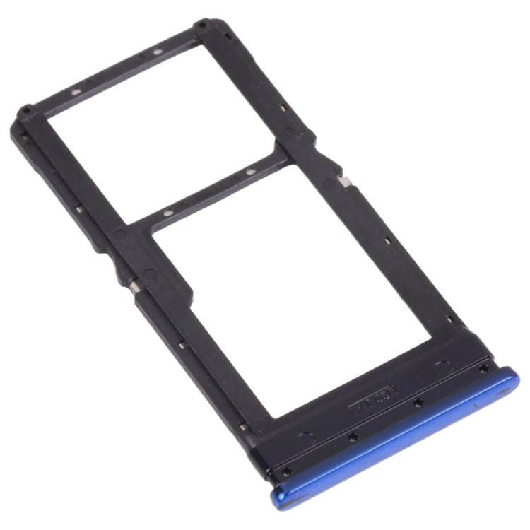 SIM Card Tray + Micro SD Card Tray for Xiaomi Poco X3 Pro M2102J20SG M2102J20SI (Blue) - Card Tray by PMc TechLife | Online Shopping South Africa | PMc TechLife | Buy Now Pay Later Mobicred