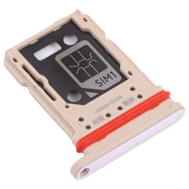 For vivo V21 / V21 5G V2066 V2108 V2050 SIM Card Tray + SIM Card Tray / Micro SD Card Tray (Gold) - Card Socket by PMc TechLife | Online Shopping South Africa | PMc TechLife | Buy Now Pay Later Mobicred