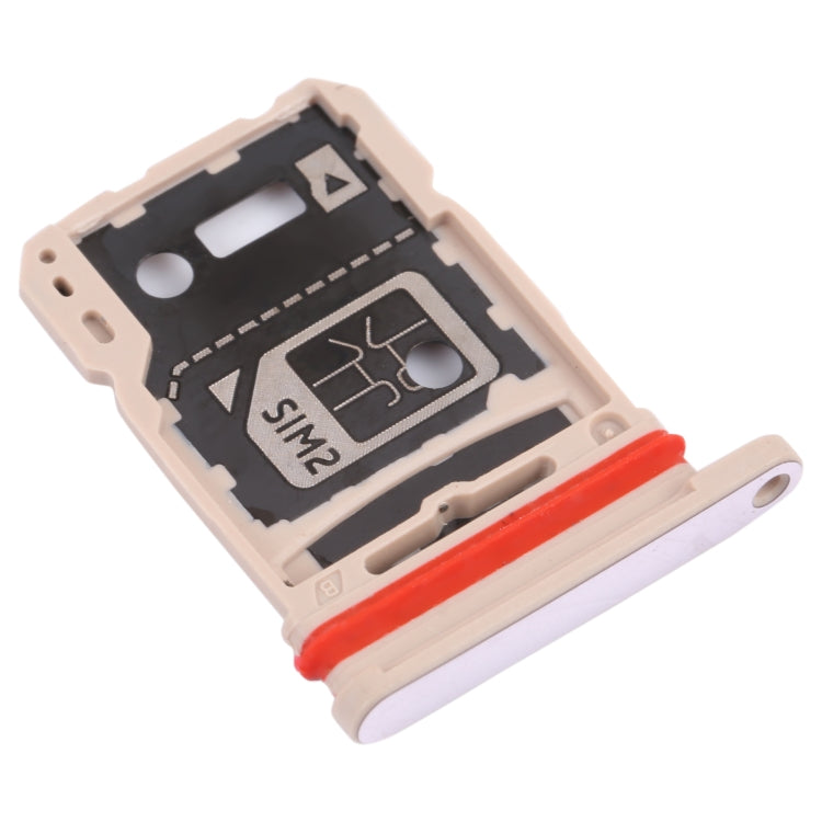 For vivo V21 / V21 5G V2066 V2108 V2050 SIM Card Tray + SIM Card Tray / Micro SD Card Tray (Gold) - Card Socket by PMc TechLife | Online Shopping South Africa | PMc TechLife | Buy Now Pay Later Mobicred