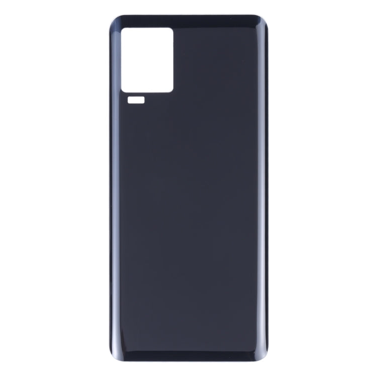 For vivo iQOO 7 V2049A I2009 Glass Battery Back Cover (Black) - Back Cover by PMC TechLife | Online Shopping South Africa | PMC TechLife | Buy Now Pay Later Mobicred