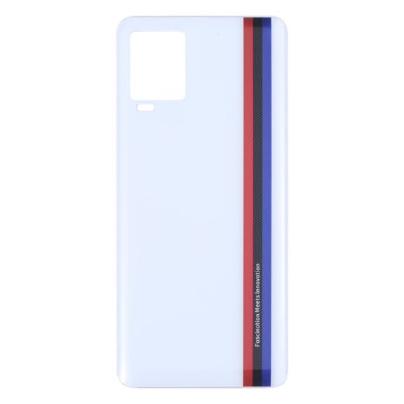 For vivo iQOO 7 V2049A I2009 Glass Battery Back Cover (White)