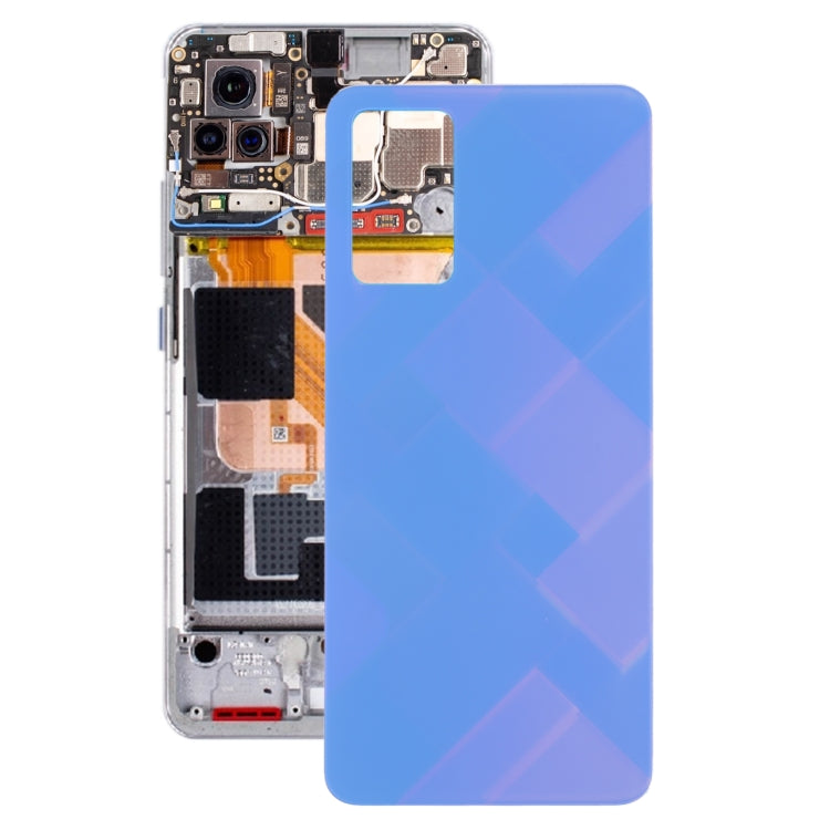 For vivo V21e / Y73 V2059 V2146 V2061 Glass Battery Back Cover (Purple) - Back Cover by PMC TechLife | Online Shopping South Africa | PMC TechLife | Buy Now Pay Later Mobicred