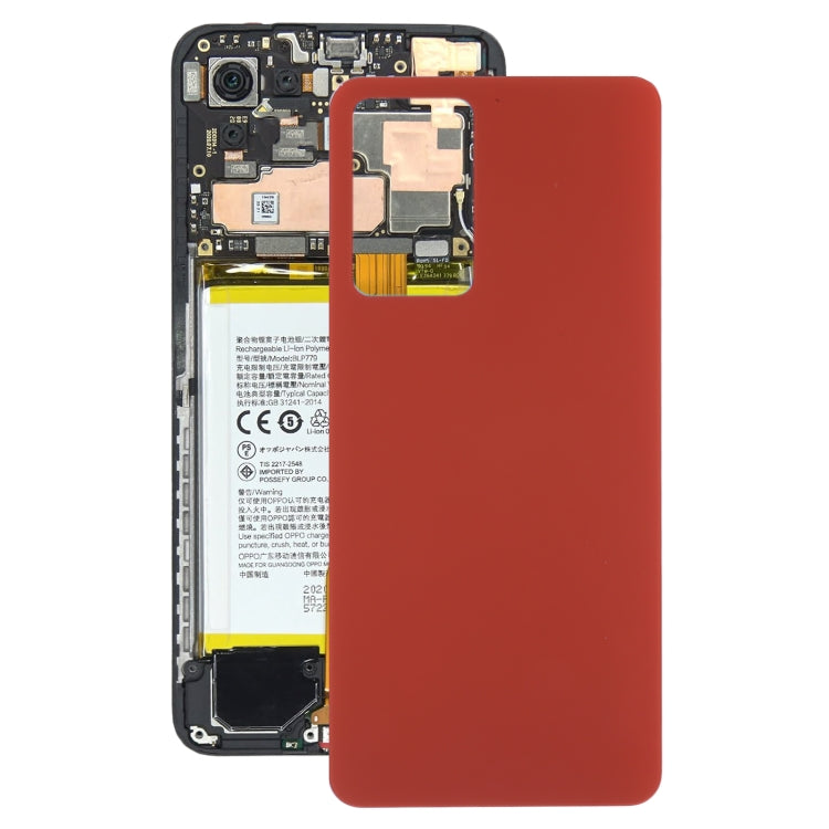 For OPPO Reno7 Pro 5G Glass Battery Back Cover (Red) - free shipping - PMC TechLife - Order now!