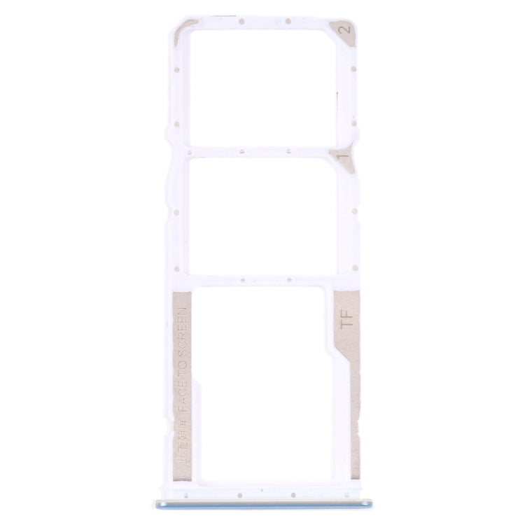 SIM Card Tray + SIM Card Tray + Micro SD card tray for Xiaomi Redmi Note 11 4G / Redmi Note 11S 4G(Baby Blue) - Card Tray by PMc TechLife | Online Shopping South Africa | PMc TechLife | Buy Now Pay Later Mobicred