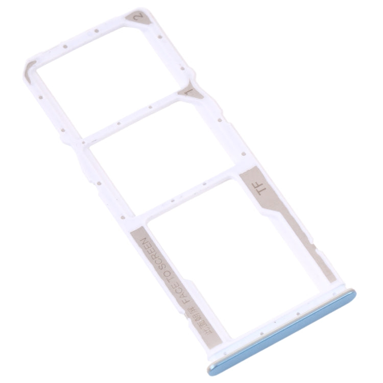 SIM Card Tray + SIM Card Tray + Micro SD card tray for Xiaomi Redmi Note 11 4G / Redmi Note 11S 4G(Baby Blue) - Card Tray by PMc TechLife | Online Shopping South Africa | PMc TechLife | Buy Now Pay Later Mobicred