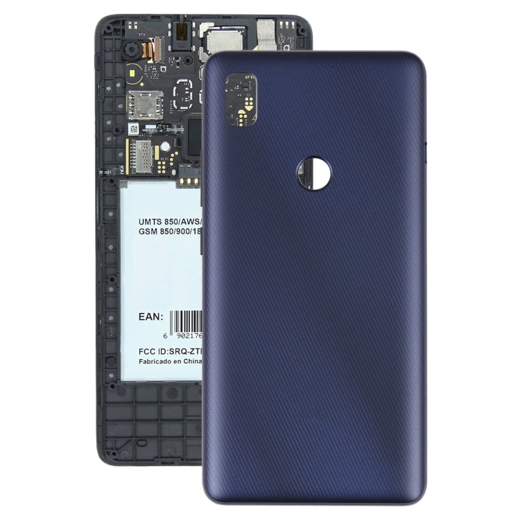 With Hole Battery Back Cover for ZTE Blade L210(Blue) - For ZTE by PMC TechLife | Online Shopping South Africa | PMC TechLife | Buy Now Pay Later Mobicred