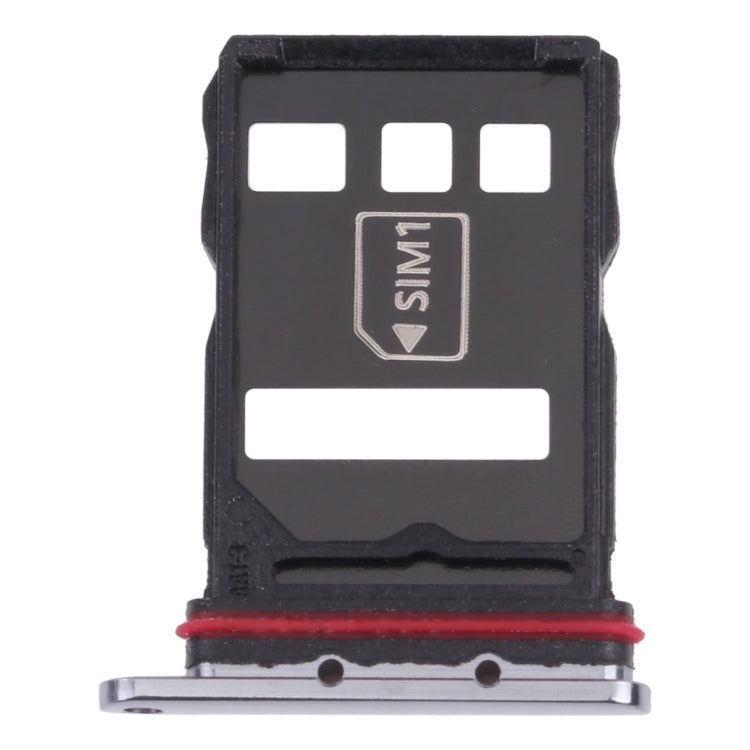 SIM Card Tray + NM Card Tray for Huawei P50 (Black) - Card Socket by PMc TechLife | Online Shopping South Africa | PMc TechLife | Buy Now Pay Later Mobicred
