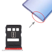 SIM Card Tray + NM Card Tray for Huawei Mate 40E 5G (Silver)