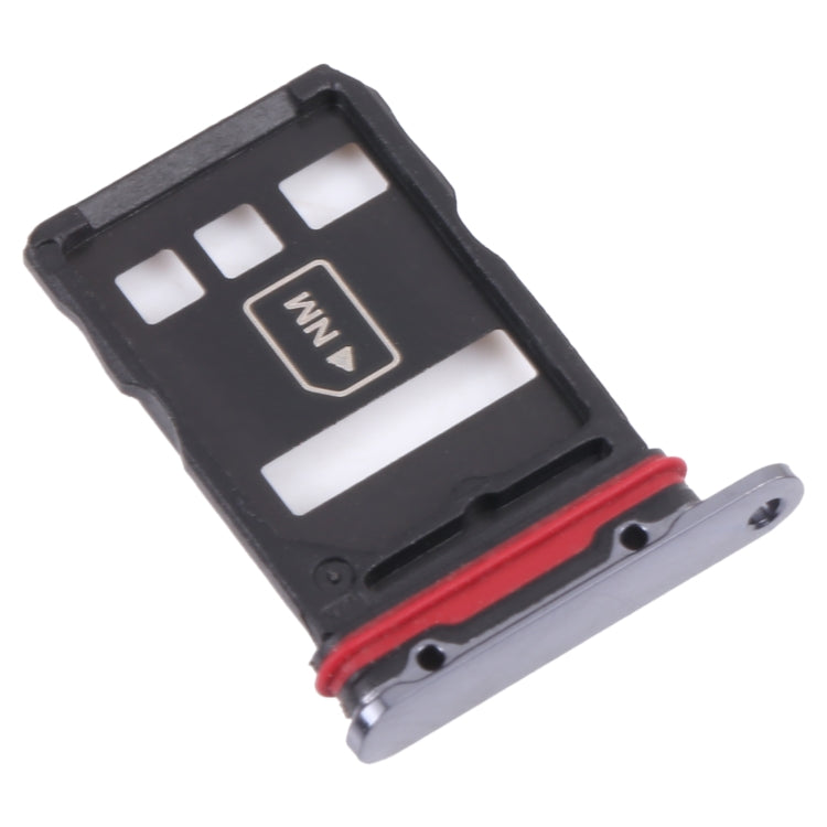 SIM Card Tray + NM Card Tray for Huawei Mate 40 RS Porsche Design (Black) - Card Socket by PMc TechLife | Online Shopping South Africa | PMc TechLife | Buy Now Pay Later Mobicred