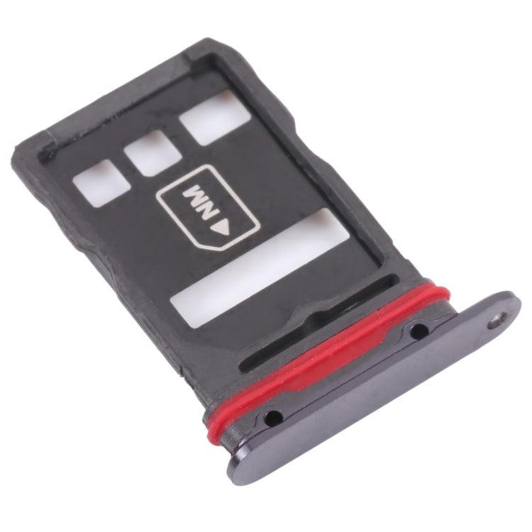 SIM Card Tray + NM Card Tray for Huawei Mate 30 RS Porsche Design (Black) - Card Socket by PMc TechLife | Online Shopping South Africa | PMc TechLife | Buy Now Pay Later Mobicred