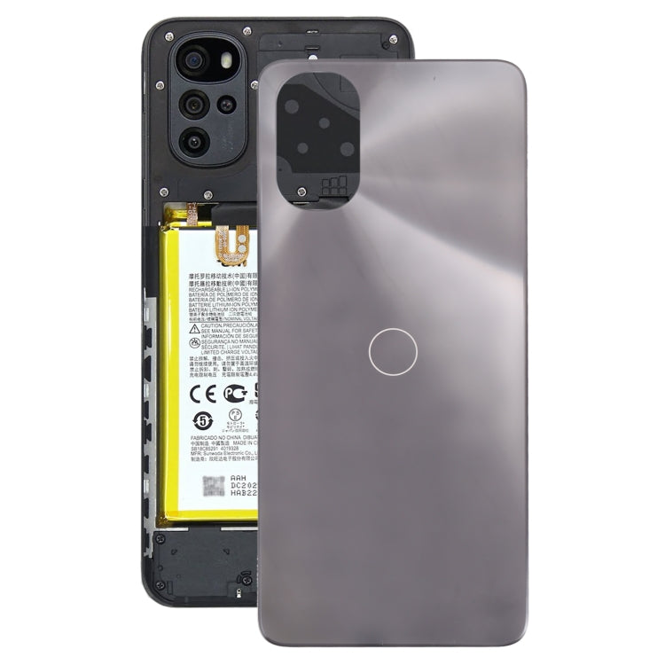 Original Battery Back Cover for Motorola Moto G22(Black) - Back Cover by PMC TechLife | Online Shopping South Africa | PMC TechLife | Buy Now Pay Later Mobicred