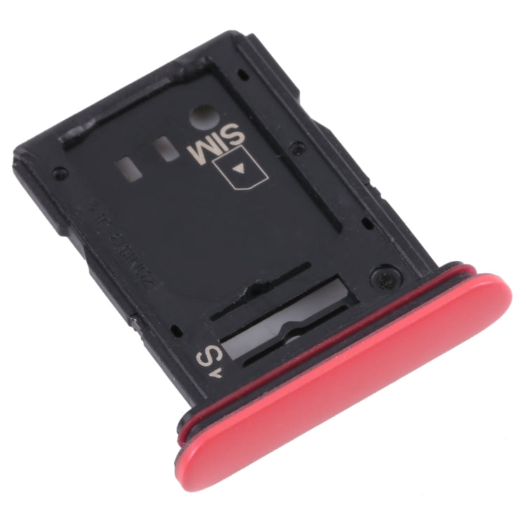 SIM Card Tray + Micro SD Card Tray for Sony Xperia 10 III (Red) - Camera by PMC TechLife | Online Shopping South Africa | PMC TechLife | Buy Now Pay Later Mobicred