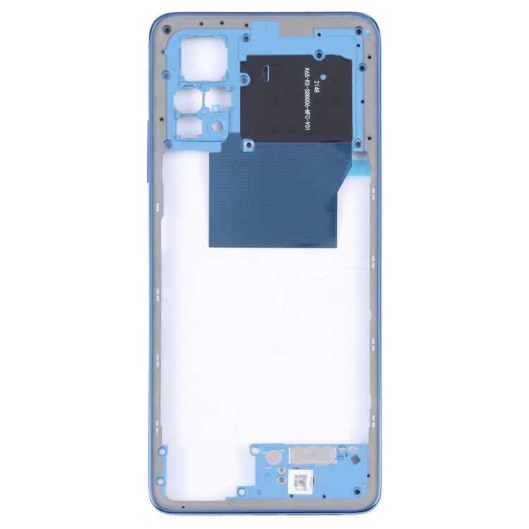 Middle Frame Bezel Plate for Xiaomi Poco X4 Pro 5G/Redmi Note 11E Pro(Dark Blue) - Frame Bezel Plate by PMC TechLife | Online Shopping South Africa | PMC TechLife | Buy Now Pay Later Mobicred