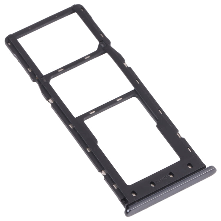 For Infinix Hot 10 X682B X682C SIM Card Tray + SIM Card Tray + Micro SD Card Tray (Black) - Card Tray by PMc TechLife | Online Shopping South Africa | PMc TechLife | Buy Now Pay Later Mobicred