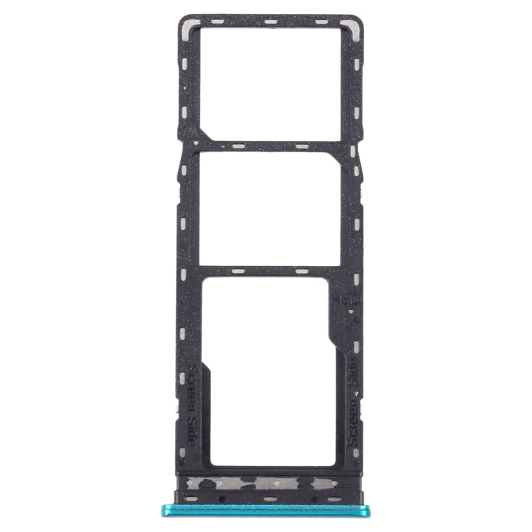 For Infinix Hot 10 X682B X682C SIM Card Tray + SIM Card Tray + Micro SD Card Tray (Green) - Card Tray by PMc TechLife | Online Shopping South Africa | PMc TechLife | Buy Now Pay Later Mobicred