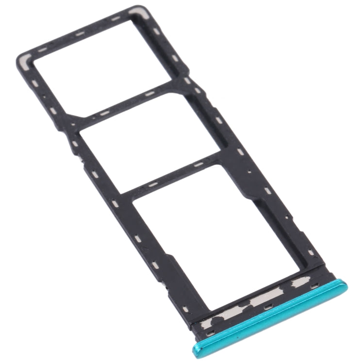 For Infinix Hot 10 X682B X682C SIM Card Tray + SIM Card Tray + Micro SD Card Tray (Green) - Card Tray by PMc TechLife | Online Shopping South Africa | PMc TechLife | Buy Now Pay Later Mobicred