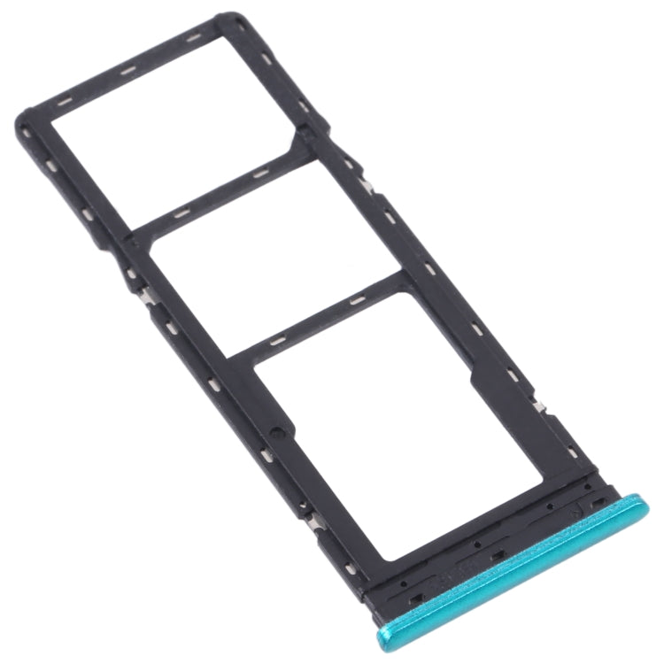For Infinix Hot 10 Lite X657B SIM Card Tray + SIM Card Tray + Micro SD Card Tray (Green) - Card Tray by PMc TechLife | Online Shopping South Africa | PMc TechLife | Buy Now Pay Later Mobicred