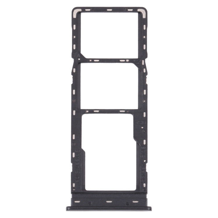 For Tecno Camon 17P CG7 SIM Card Tray + SIM Card Tray + Micro SD Card Tray (Black) - free shipping - PMc TechLife - Order now!
