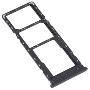 For Tecno Camon 17 Pro CG8 CG8H SIM Card Tray + SIM Card Tray + Micro SD Card Tray (Black)