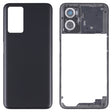 For OPPO A36/A76 Battery Back Cover with Middle Frame (Black) - Back Cover by PMC TechLife | Online Shopping South Africa | PMC TechLife | Buy Now Pay Later Mobicred