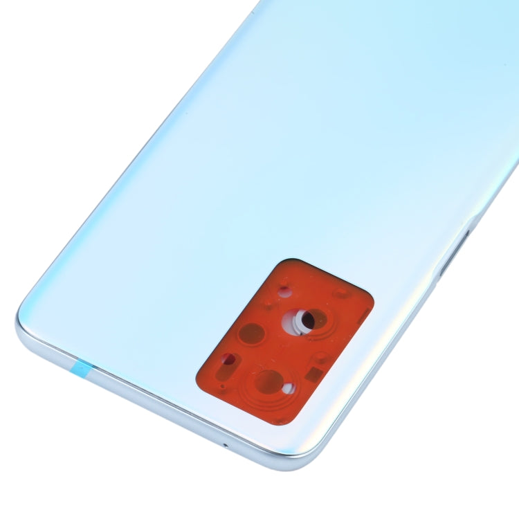 For OPPO A36/A76 Battery Back Cover with Middle Frame (Blue) - Back Cover by PMC TechLife | Online Shopping South Africa | PMC TechLife | Buy Now Pay Later Mobicred